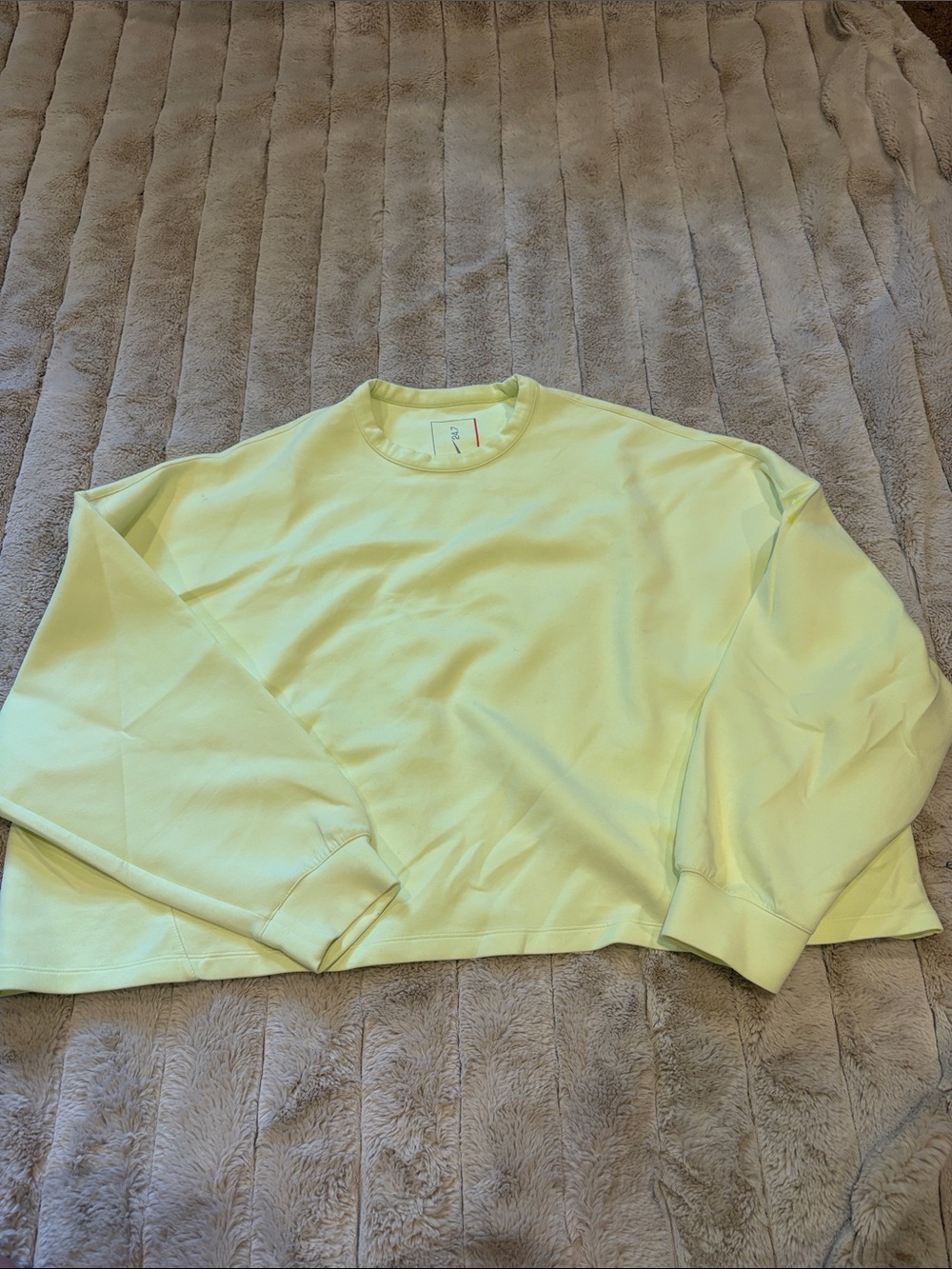 Nike Light Yellow Crewneck Sweatshirt
